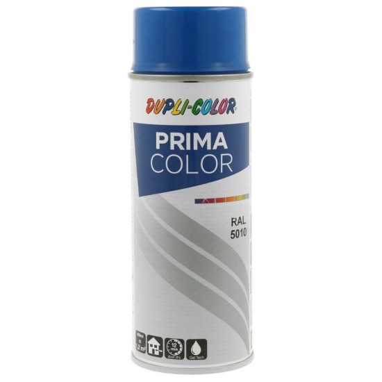 Duplicolor Prima RAL 5010 Albastru Gentian, 400 ml, Cod 788840