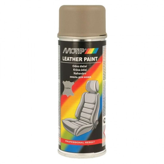 Vopsea pentru Piele Motip Leather Paint, Bej-Gri, 200 ml