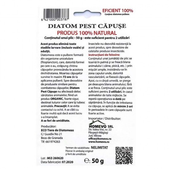 Insecticid Homevo Capuse, 50 g