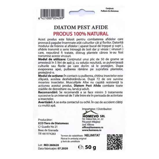 Insecticid Homevo Afide, 50 g