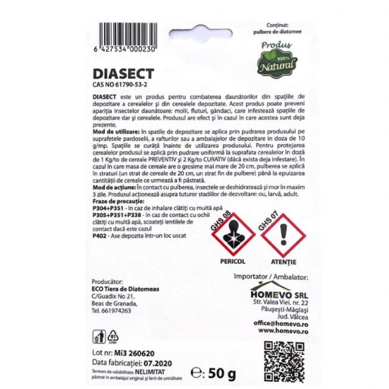 Homevo Daunatori Depozit, 50 g