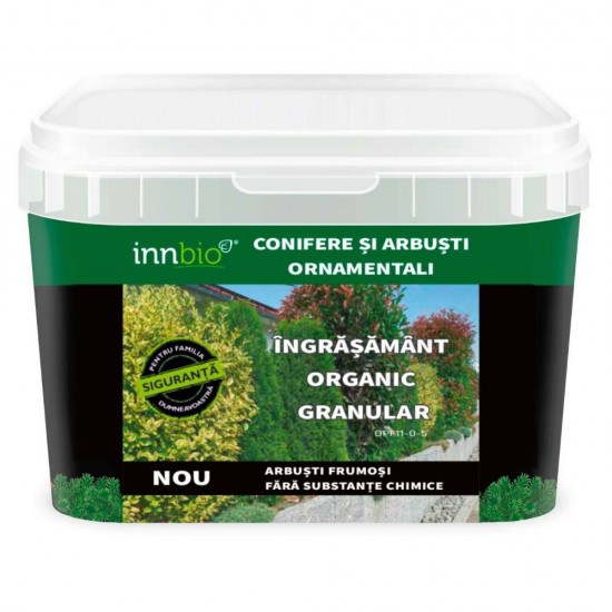 Innbio Ingrasamant Organic Granular pentru Conifere si Arbusti, 2.9 L