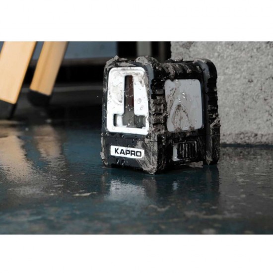 Nivela Kapro cu Laser Verde, 870G, 2 Raze, Rezistenta la Apa IP65