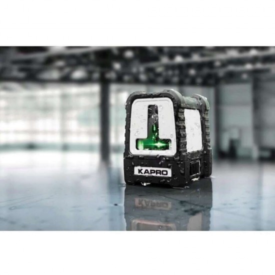Nivela Kapro cu Laser Verde, 870G, 2 Raze, Rezistenta la Apa IP65