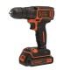 Masina de Insurubat si Gaurit Black+Decker BDCDC18KB-QW, 2 Acumulatori, 1.5Ah, 18V, cu Valiza