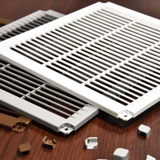 Karro Grila Aerisire Simpla, 150mmx150mm, Gri