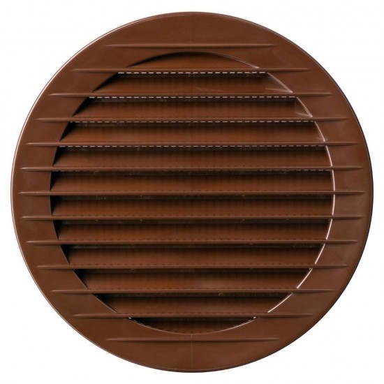 Karro Grila Aerisire Rotunda, Diametru 70 mm, Maro