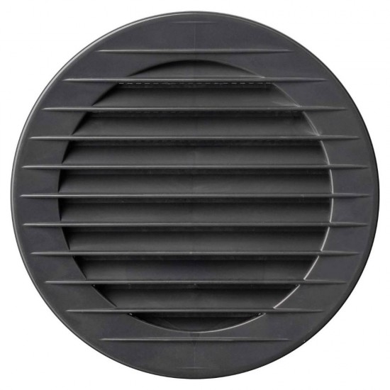 Karro Grila Aerisire Rotunda, Diametru 70 mm, Grafit