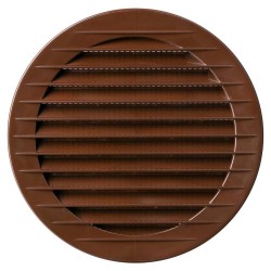 Karro Grila Aerisire Rotunda, Diametru 125 mm, Maro