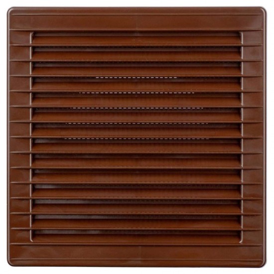 Karro Grila Aerisire, 170mmx170mm, Diametru 100 mm, Maro