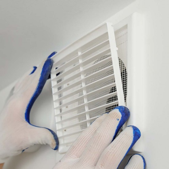 Karro Grila Aerisire, 170mmx170mm, Diametru 100 mm, Maro