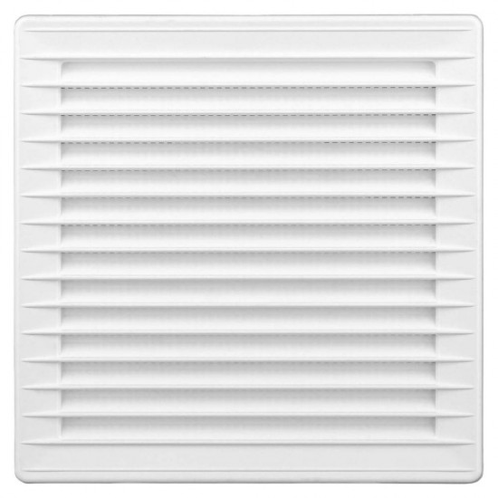 Karro Grila Aerisire, 170mmx170mm, Diametru 125 mm,Alb