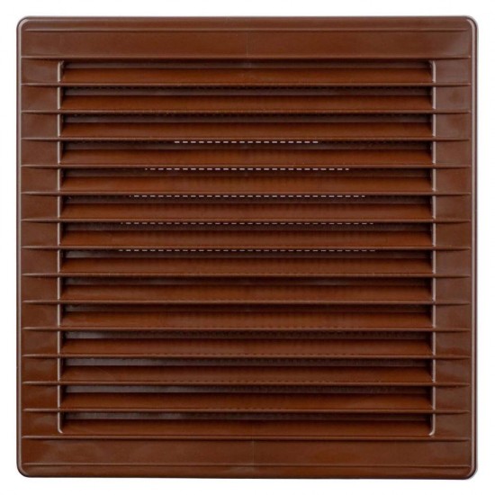 Karro Grila Aerisire, 170mmx170mm, Diametru 125 mm, Maro