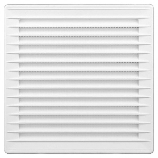 Karro Grila Aerisire cu Prindere Reglabila, 170mmx170mm, Alb