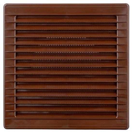 Karro Grila Aerisire cu Prindere Reglabila, 170mmx170mm, Maro