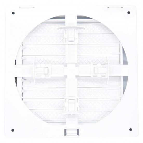 Karro Grila Aerisire cu Prindere Reglabila, 170mmx170mm, Gri