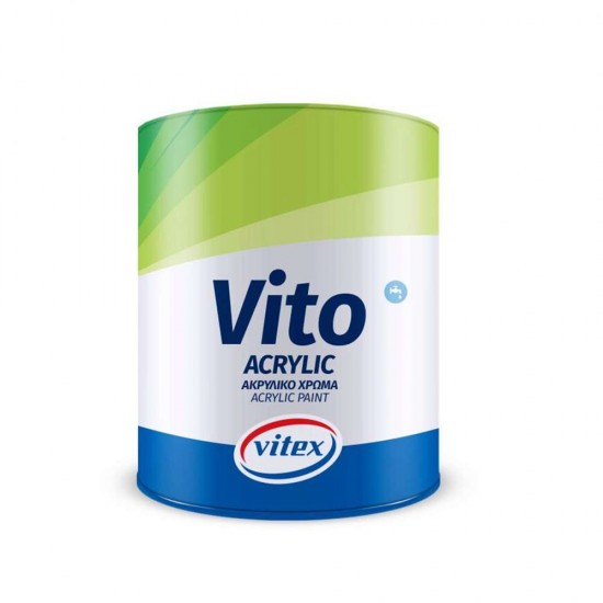 Vopse Vitex Acrilica 100% Vito Acrylic, Alb, 3 L