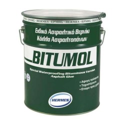 Lac Asfaltic Hermes Bitumol pe Baza de Bitum si Solvenți pentru Montajul Membranelor Bituminoase , 20 L