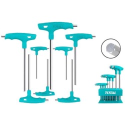 Total - Set 8 Chei Imbus In T: 2-10mm, Cr-v (indus