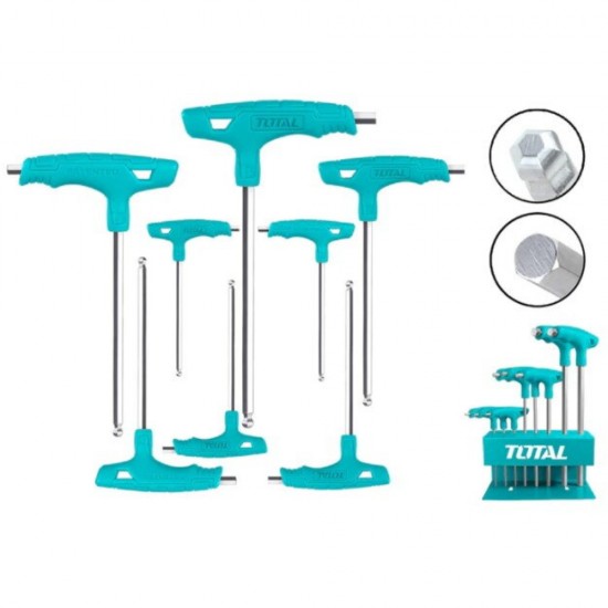 Total - Set 8 Chei Imbus Cu Punct In T: 2-10mm, Cr