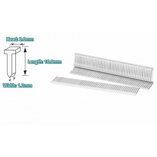 Total - Cuie L10mm, W1.2mm Pentru Pistol Pneumatic