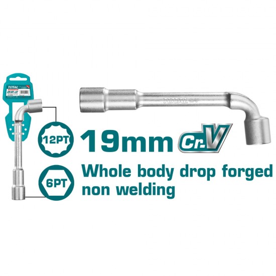 Total - Cheie Tubulara Tip L - 19mm (industrial)