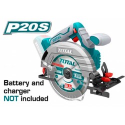 Total - Fierestrau Circular De Mana - 140mm - Li-i