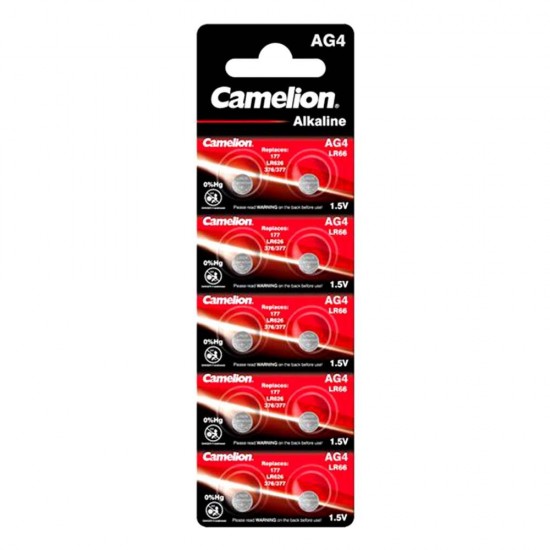 Baterii de Ceas CAMELION AG 4, 10 Buc/Set