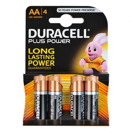 Baterii DURACELL ALCALINE LR06, 4 Buc/Set, Ambalat in Blister