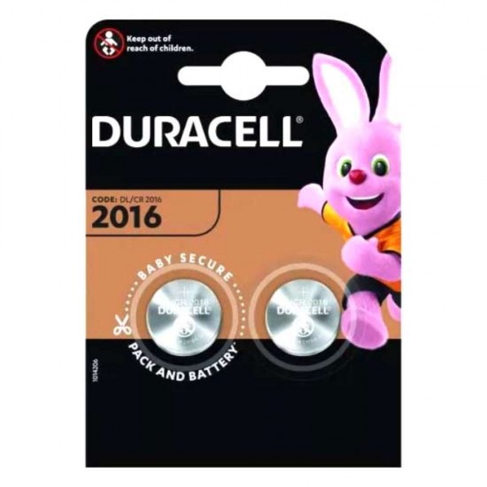 Baterii DURACELL CR 2016, 2 Buc/Set