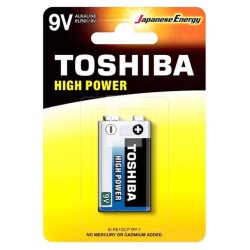 Baterie TOSHIBA ALCALINE 9V Baterie TOSHIBA ALCALINE 9V