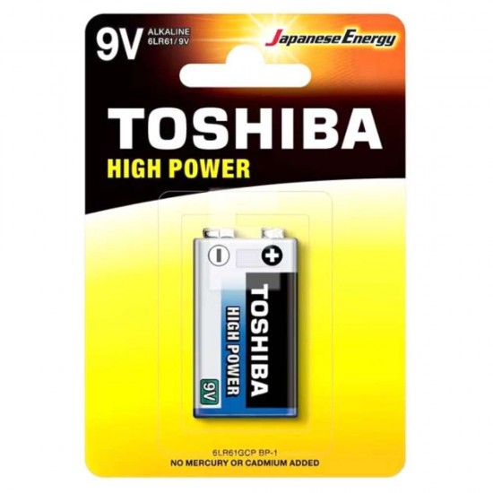 Baterie TOSHIBA ALCALINE 9V
