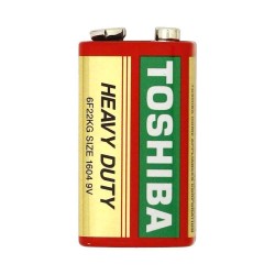 Baterie TOSHIBA Heavy Duty 6F22 9V KG Baterie TOSHIBA Heavy Duty 6F22 9V KG