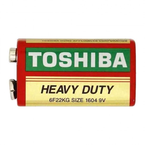 Baterie TOSHIBA Heavy Duty 6F22 9V KG