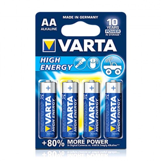 Baterii VARTA ALCALINE LR06, 4 Buc/Set, Ambalat in Blister