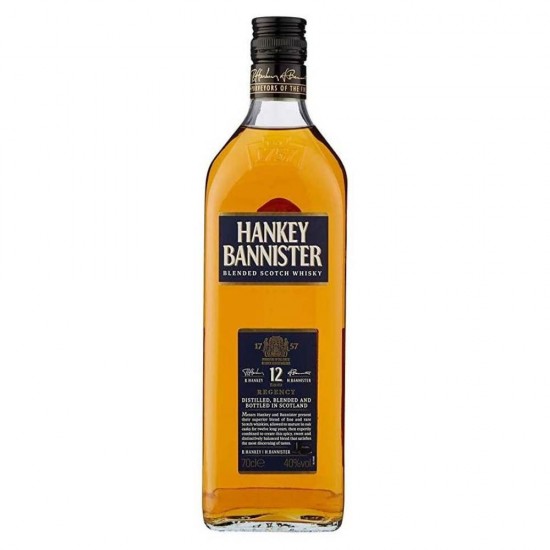 Hankey Bannister 12 Ani, Blended Scotch Whiskey, 0.7 L