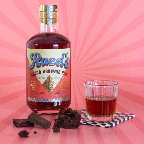 Rom Razel's Choco Brownie, 0.5 L