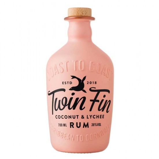 Rom Twin Fin Coconut & Lychee, 0.7 L