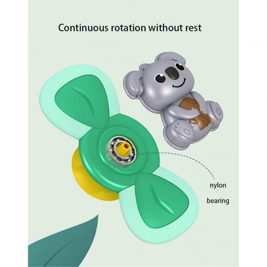 Spinner pentru Copii, Koala, 2 Laturi, Silicon Verde