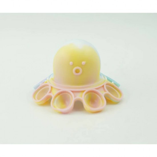 Jucarie Pop It Now & Flip It, Caracatita Reversibila, Silicon Multicolor