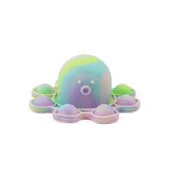 Jucarie Pop It Now & Flip It, Caracatita Reversibila, Silicon Multicolor