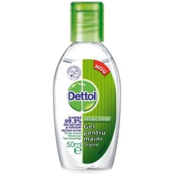 Gel Dezinfectant de Maini DETTOL, 50 ml, Aroma Fresh, Dezinfectant Fara Clor, Dezifectant Maini, Solutie Dezifectanta Maini, Produse Igiena, Gel Antibacterian, Gel Dezinfectant pentru Maini, Geluri Antibacteriene, Geluri Dezinfectante