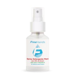 Spray Dezinfectant Antibacterian FREEHANDS, 70 ml, Aloe/ Vitamina E, Spray Antibacterian de Maini, Spray Dezinfectant de Maini, Solutii Antibacteriene de Maini, Solutii Spray Igienizante de Maini, Solutii Spray pentru Curatarea Mainilor
