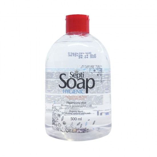 Sapun Dezinfectant Septi Soap Hygienic, 500 ml, Sapun Lichid, Dezinfectant Lichid, Dezinfectant Tip Sapun, Dezinfectant pentru Maini, Dezinfectant pentru Suprafete, Dezinfectant Sapun, Sapunuri Dezinfectante, Gel Dezinfectant, Solutie Igienizanta