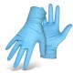 Set 100 Manusi Nitril Nepudrate Lyncmed, Marimea L, Albastre, Cutie Lyncmed Manusi Nitril fara Pudra, Manusi din Nitril fara Pudra pentru Examinare Lyncmed, Manusi Unica Folosinta, Manusi din Nitril, Manusi pentru Catering, Manusi pentru Examinare