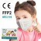 Set 20 Masti de Protectie Copii Dongguan Dingyang, Tip FFP2, Alb