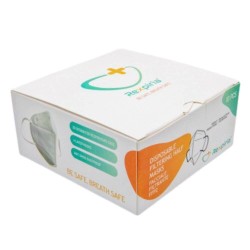 Set 10 Masti Protectie Faciala REXPIRIA GS001, TIP FFP2, Unica Folosinta, Polipropilena Netesuta cu Elastic, Albe, Masca Faciala Unica Folosinta FFP2, Masca FFP2 de Protectie Faciala Unica Folosinta, Masca Protectie Respiratorie