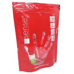 Kit Urgenta SENSE 4 in 1, Masca Protectie, Gel Antibacterian, Crema Maini 35 ml, Sapun Antimicrobian 100 g, Cosmetice Hoteliere, Kituri Urgenta pentru Protectie si Igiena, Set pentru Protectie si Igiena
