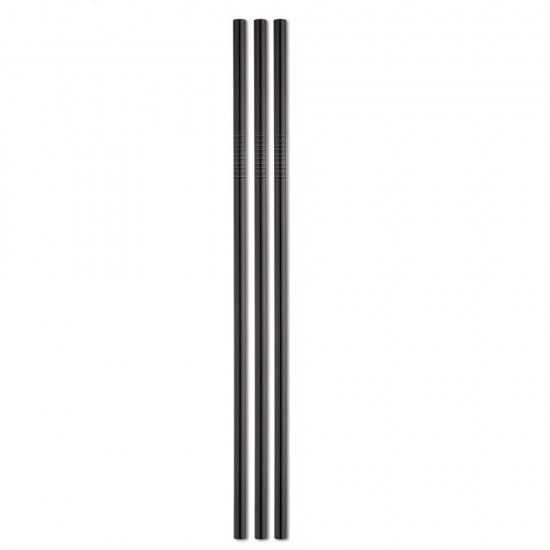Paie Flexibile din Plastic Ambalate Individual, 240x5mm, 1000 Buc/Set, Negre, Paie din Plastic, Paie Catering, Paie pentru Petreceri, Paie din Plastic Simple, Accesorii pentru Bar, Accesorii pentru Petreceri, Paie din Plastic Flexibile