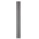 Paie Flexibile din Plastic Ambalate Individual, 240x5mm, 1000 Buc/Set, Negre, Paie din Plastic, Paie Catering, Paie pentru Petreceri, Paie din Plastic Simple, Accesorii pentru Bar, Accesorii pentru Petreceri, Paie din Plastic Flexibile